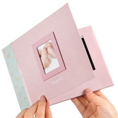 China USA Custom Baby Shower Thank You Cards , Chinese Homemade Recordable LCD Video Greeting Cards for sale