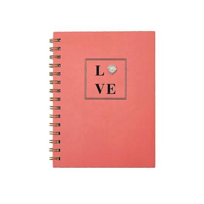 China 2020 Fashion Paper Hardcover Spiral Notebook Diary Notebook, Custom Printing Hardcover Travel Enrolled For Woman for sale