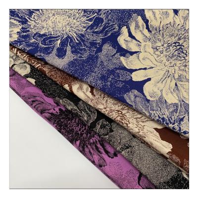 China Discharge Organic Rayon Textile 30*68 120gsm 145cm Hanlin Viscous Rayon Challis Reactive Printing Fabric for sale