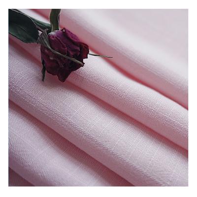 China Heavyweight 100% air jet quality 140gsm woven organic roving rayon challis challis fabric for dress and shirts for sale