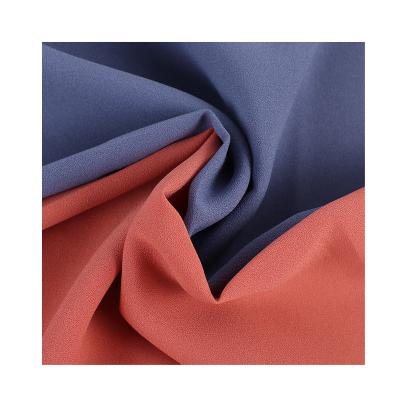 China Memory Shaoxing textile hot sale como crepe fabric polyester dyed high elastic foam crepe fabric for clothing for sale