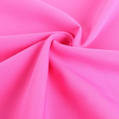 China Viable hot sale 100% polyester barbie polyester fabric double layer biayar fabrics single dye for garment for sale