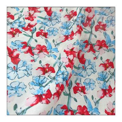 China 100% Custom Made Shrink-Resistant 75D Polyester Chiffon Baby Doll Flower Design Printed Chiffon Fabric Price Per Meter for sale