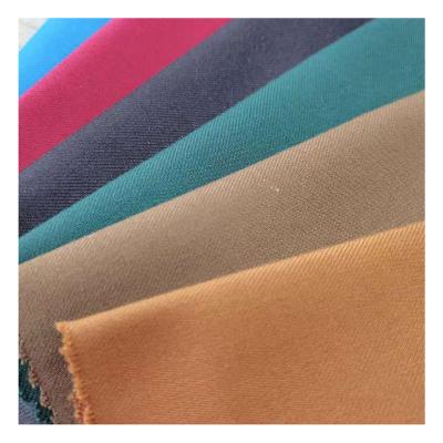 China Poly Rayon Blend 65% Polyester 35% Viscose Fabric T/R Twill Suit Materials Poly Rayon Fabric Mens TR Suit Anti-Static Fabric Factory for sale