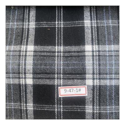 China Wholesale cheap stocklot 150gsm woven yarn dyed check plaid soft flannel fabric breathable for long sleeves for sale