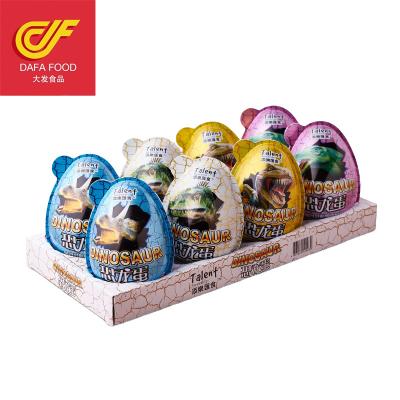 China Chocolate egg with toy chocolate egg with big toys dinosaurs play inside the chocolate egg for sale