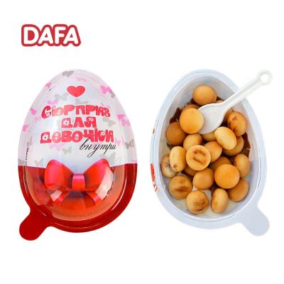 China BOWKNOT Surprise Candy Toy Small Chocolate Egg For Sale And Chocolate Cookie Cup With Toys For Children EP2035 for sale