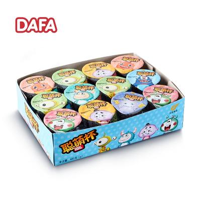 China funny tarpaulin delicious chocolate cup with crispy piece of rice for sale