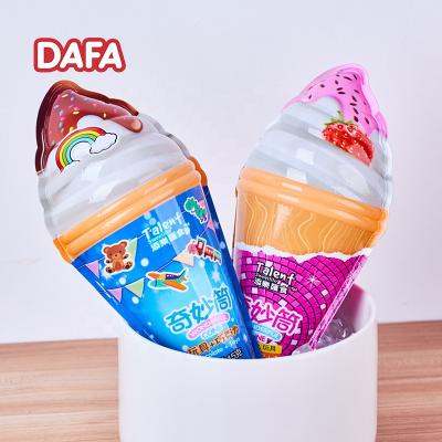 China Top Selling Products Cookies and Surprise Toys Inside Ice Cream Shaped Chocolate Egg Ice Cream Shape for sale