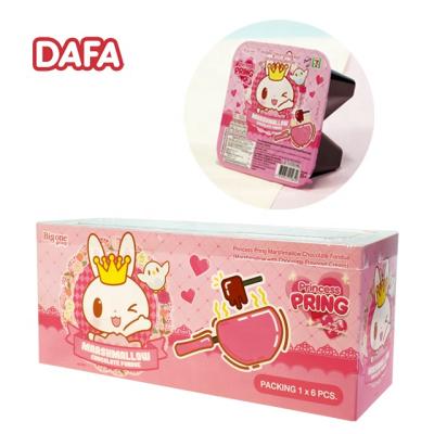 China Chocolate With Hot Selling Cute Marshmallow Chocolate Fondue And Marshmallow With Chocolate Jam For Kids for sale