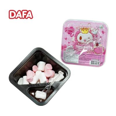 China Chocolate with marshmallow chocolate fondue high quality snack with marshmallow and chocolate jam for kids for sale