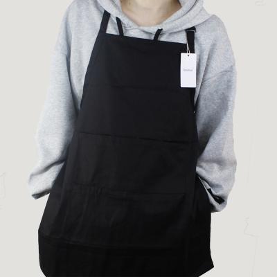 China Kitchen Bartender Hairdresser BBQ Salon Cleaning Apron With Pockets Custom Logo Cafe Florist Bartender Aprons For Restaurants for sale