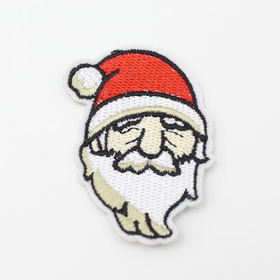 China Custom Fashion Best Viable 2021 Festival Logo Embroidery Mighty Christmas Popular Patch For Apparel Badges for sale