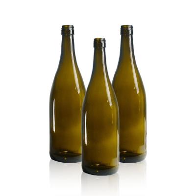 China Hot Selling High Quality Empty Beverage Glass 750ml Wine Bottles 530g Red Wine Bottles for sale