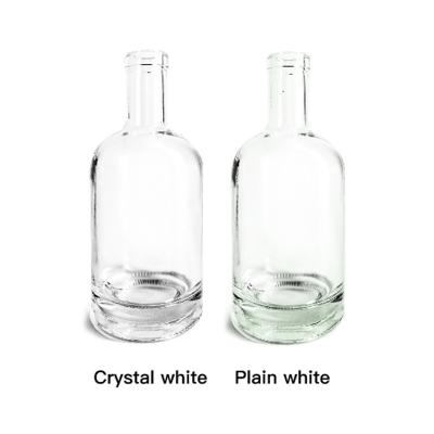 China Newest Bulk Beverage Liquor Bottles Diameter 77 Mm Custom Liquor Bottles 375 Ml Glass Bottle With Caps for sale