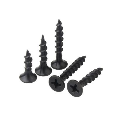 China Coarse Thread Cross Recessed Black Coarse Self Tapping Self Tapping Bugle Thread Lead Screws for sale