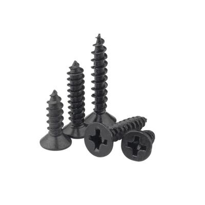 China Durable Phillips Countersunk Head Black Oxide Drywall Nails Self Tapping Drywall Screws for sale