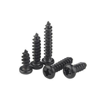 China Black Galvanized Pan Head Tapping Screws China Manufacturer Tapping Screws for sale