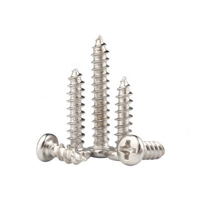 China Pan Factory Direct Carbon Steel Phillips Pan Head Standard Self Tapping Metal Screws for sale