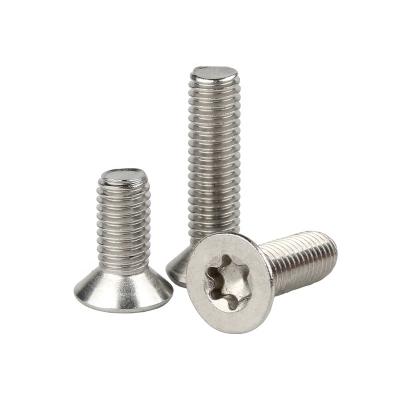 China Tamper Proof Drive Head Stainless Steel Anti Theft Screw Flat Torx Security Anti Theft Screw for sale