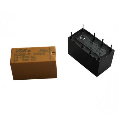 China Sealed YL 202(4078) specializing in manufacturing high quality relay PCB 8 pin electromagnetic relays for sale