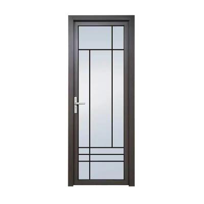 China Pretty Gray Exterior Villa Front Entrance Modern Security Sound Insulation Style Entry Pivot Steel Aluminum Wooden Doors for sale