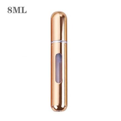 China Eco - Friendly 8ml Round Bottle Refillable Square Perfume Atomizer for sale