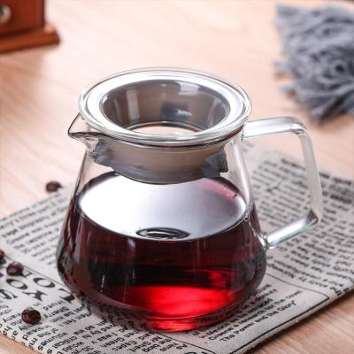 China 400ml 500ml Borosilicate Glass Coffee Maker Turkish Coffee Viable Wholesale Handmade Heat Resistant Glass Electric Pot for sale