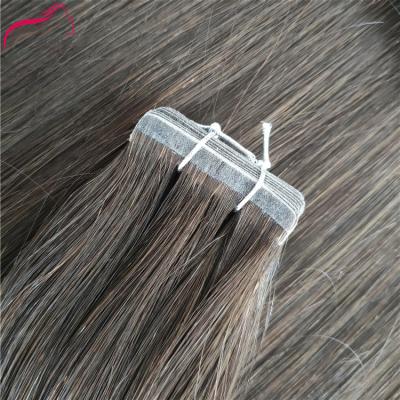 China No Chemical Wholesale Russian Remy Virgin Human Cuticle Aligned Invisible Tape In Hair Extension for sale