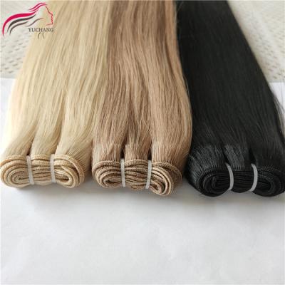 China No Chemical Wholesale Top Quality European Hair Bundles Russian Hair Weave Distributors Blonde Hair Bundles for sale