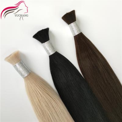 China No Virgin Hair Chemical Hair yuchang hair100 Unprocessed Cuticle Aligned Loose Hair for sale