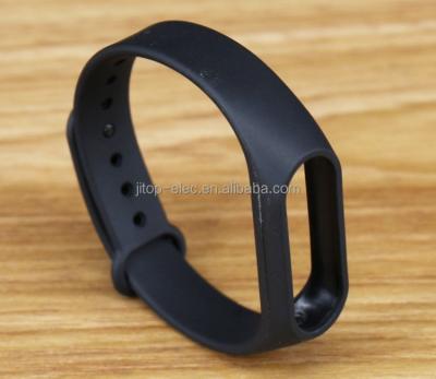 China Fashion Wristband Silicone Smart Watch Bands For Xiaomi MI Band 2 Strap Replacement Strap for sale