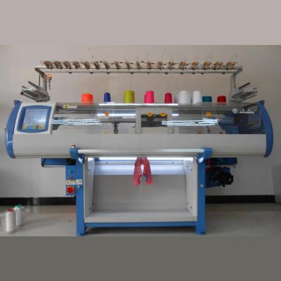 China Low Noise Shoe System 52inch 14gg Vamp Double Flat Knitting Machine for sale