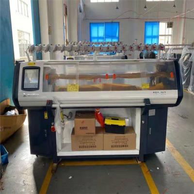 China Three flat system used flat knitting machine for shoe upper for sale