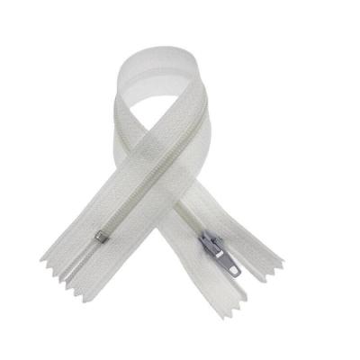 China Other length #3 different end-end nylon zipper for pillow in stock to process stock zipper for sale