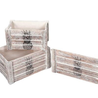 China Hot-selling Sustainable Universal Rectangle Wooden Box Packaging Small Wooden Boxes for sale