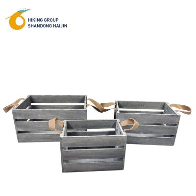 China Sustainable Unfinished Paulownia Wooden Box Wooden Clothes Box Organizer Shabby Chic Wooden Box for sale