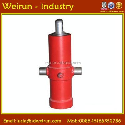 China 4 Stage Ram Steel Hydraulic Telescopic Cylinder For 38-60 Ton Truck for sale