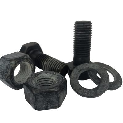 China Industry Made In China High Strength Grade 10.9 12.9 Black Oxide Hex High Strength Bolts for sale