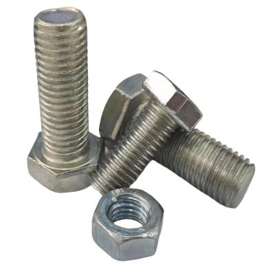 China Building Made in China Fastener Manufacturer Steel Galvanized Hex Bolt Full Thread Hex Head Bolt for sale