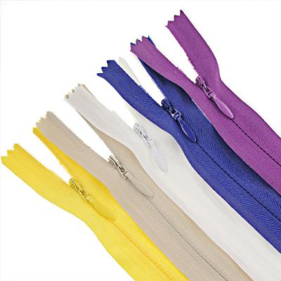 China Excellent Quality Invisible Clothes Accessories Invisible Zipper for sale