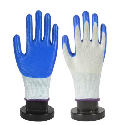 China Construction Site China Manufacturer New Product Latex Coated Nitrile Anti-Slip Gloves for sale