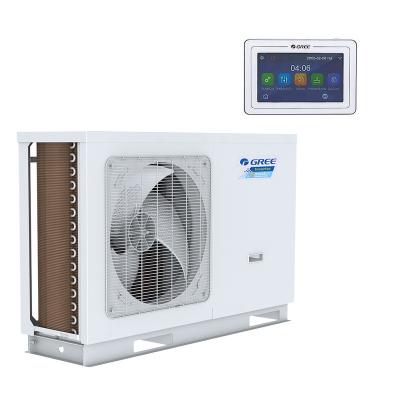 China Gree Air to Water Versati Split Air to Water Cooling Heat Pump Air Conditioners 220-240V R32 Heat Pump 8kW Inverter Heat Pump Air Conditioner for sale