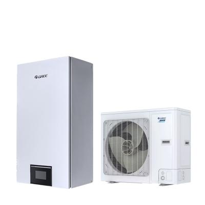 China Hotel Puremind Gree Swimming Pool Split Heat Pump Air Conditioners Cooling Heater Inverter 10kW Air to Water Split Heat Pump Air Conditioner for sale