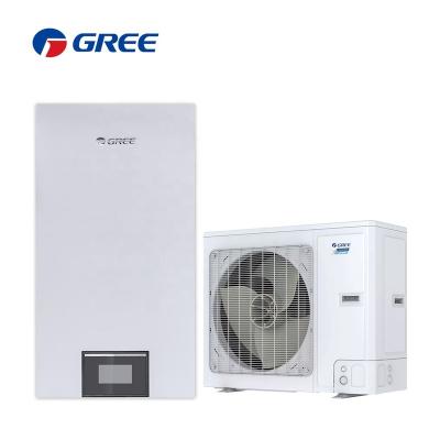 China 2022 R32 High Quality Hotel Split Heat Pump Inverter Pompa Ciepla 8kw 10kw Air Source To Water Heater Aircon Water Pump for sale