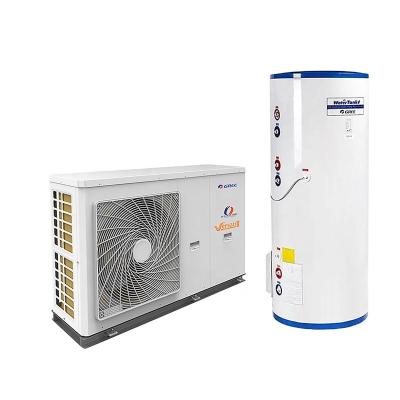 China Wholesale Hotel 9-10kW Gree Integral Type Famous Brand Heat Pump Water Heater With Water Tank for sale