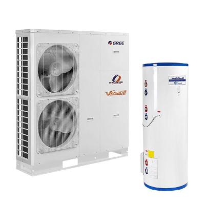 China Multifunctional Hotel Puremind R410A Fast Heating Heat Pump Air To Water Heater Tankless 380V For Swimming Pool for sale