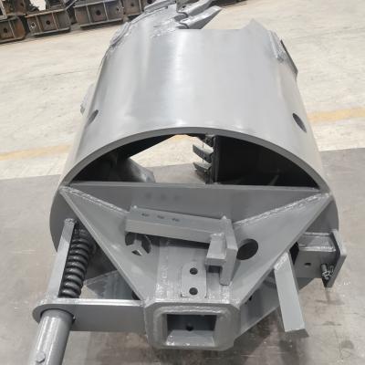 China Medium Double Bottom Soil Bucket High Wear-Resistance Drilling Bucket With Flat Teeth for sale