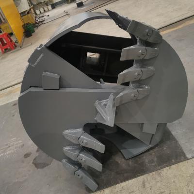 China Double Bottom Double Bottom Door Wear-Resistance Floor Cutting Middle Drilling Bucket High Drill Bucket for sale