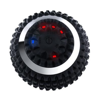 China Electric body yoga exercise 3 speed trigger point vibration massage ball for body muscle massage. for sale